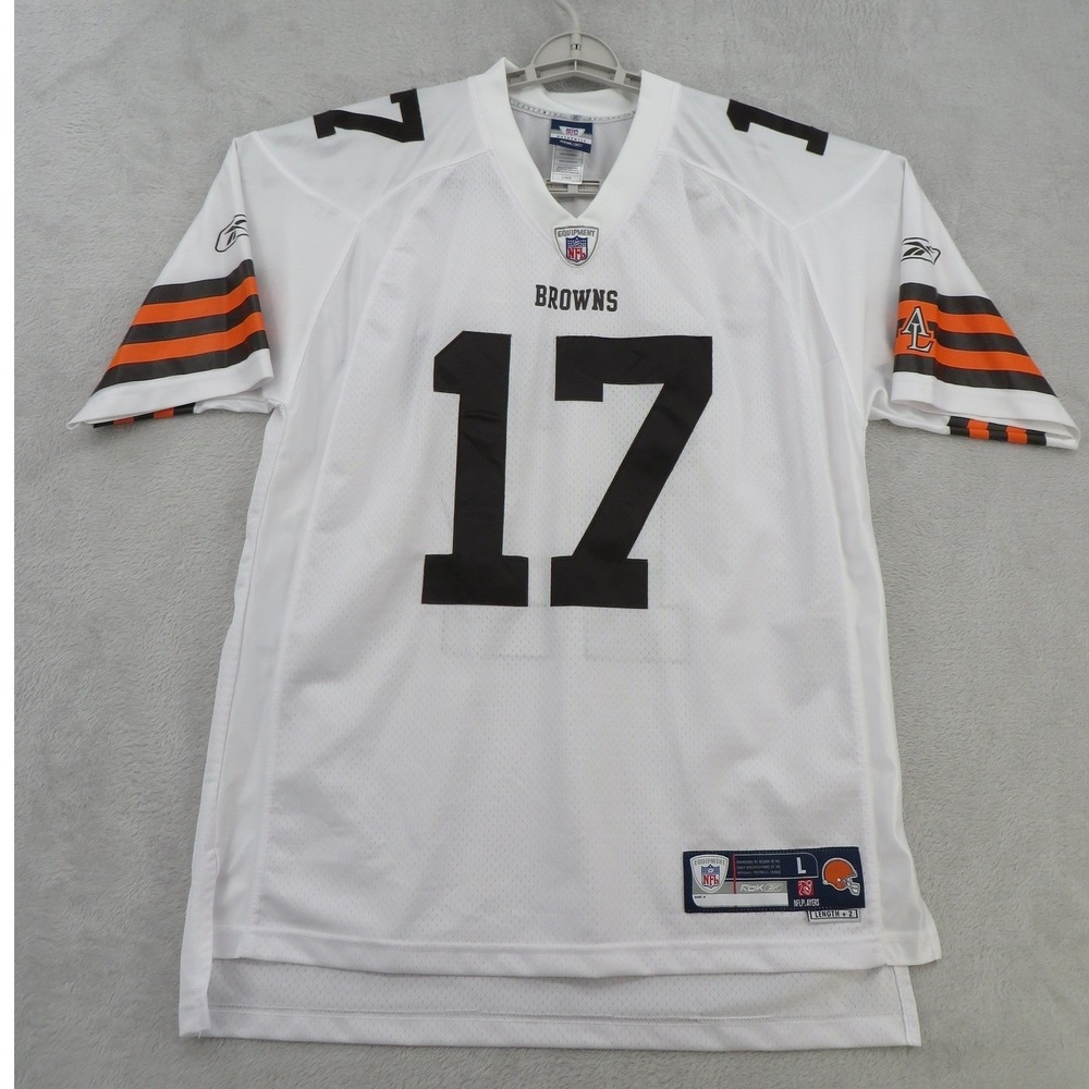 2007 Reebok NFL Equipment Authentic Cleveland Browns Braylon Edwards #17 Jersey